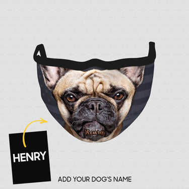 Personalized Dog Gift Idea - Big Pug For Dog Lovers - Cloth Mask